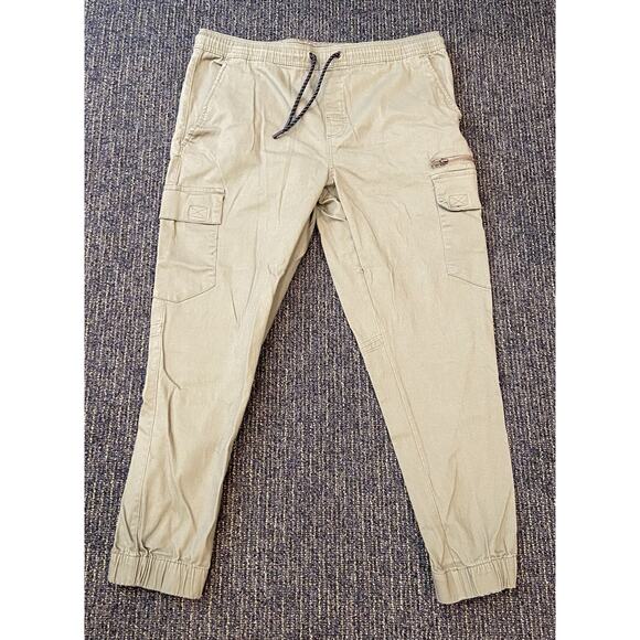 Tony Hawk Pants Mens XL green Drawstring Cargo Stretch Cuff Waist Jogger - Picture 1 of 8